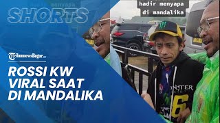 Pria Mirip Valentino Rossi Viral di Medsos, Mendadak Jadi Artis saat Hadir di MotoGP Mandalika