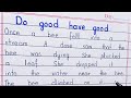 | Do Good Have Good | Moral story | Story in English |