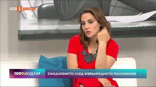 Да се върнем към обичайния живот - участие в предаването 100% Будни по БНТ