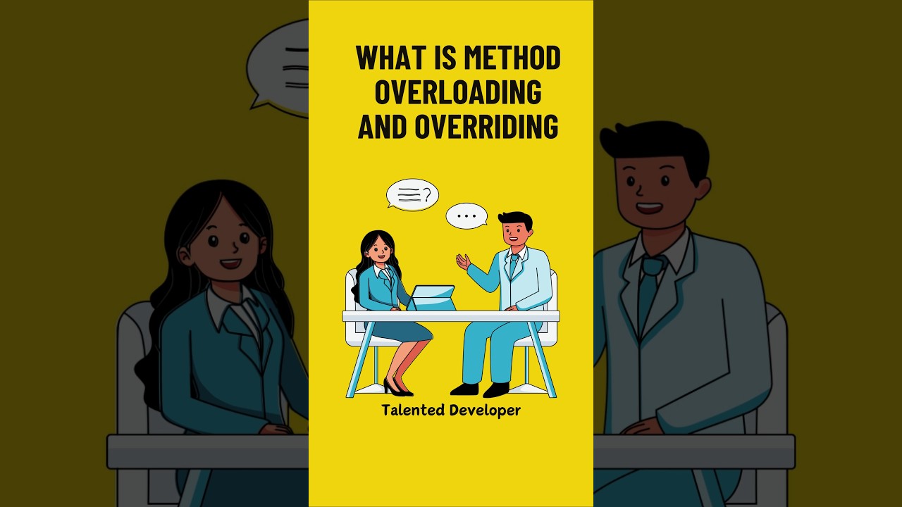 What is Method Overloading and Method Overriding? | Java Interview Question Series #TDshorts 3