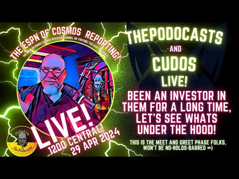 ThePodocasts - New time slot and live with the $CUDOS team! Let's get into it!