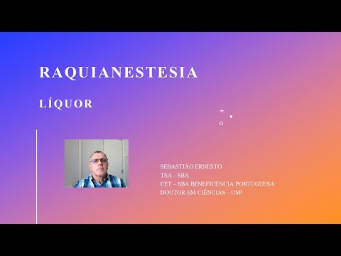 Raquianestesia – LCR (Liquor)