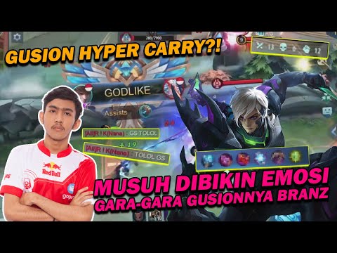 BTR BRANZ GUSION HYPER CARRY FAST HAND GAMEPLAY