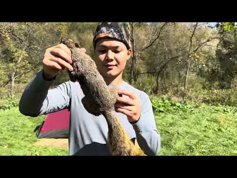 Camping, Hunting, & Cooking with my brothers from Minnesota (#squirrels )