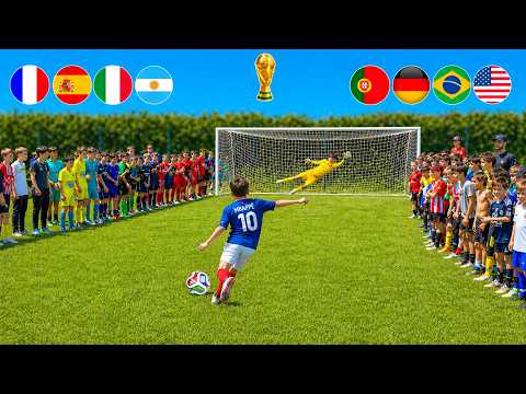 The Children's World Cup is off to the penalty spot!