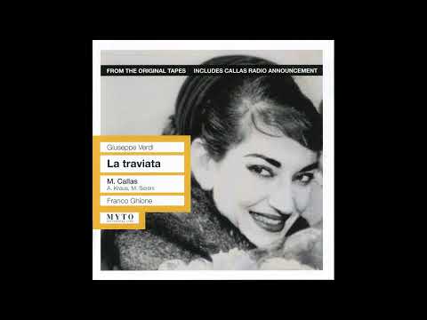 La Traviata - Lisbon, 1958 - Callas (+interview), Kraus, Sereni, Ghione - original tape transfer