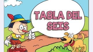 Canciones las Tablas de Multiplicar del 1 al 10 - TABLA DEL SEIS (6)