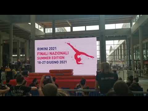 Ginnastica Ritmica in Festa-Rimini.   Campionessa Nazionale.             Palmisano Giorgia