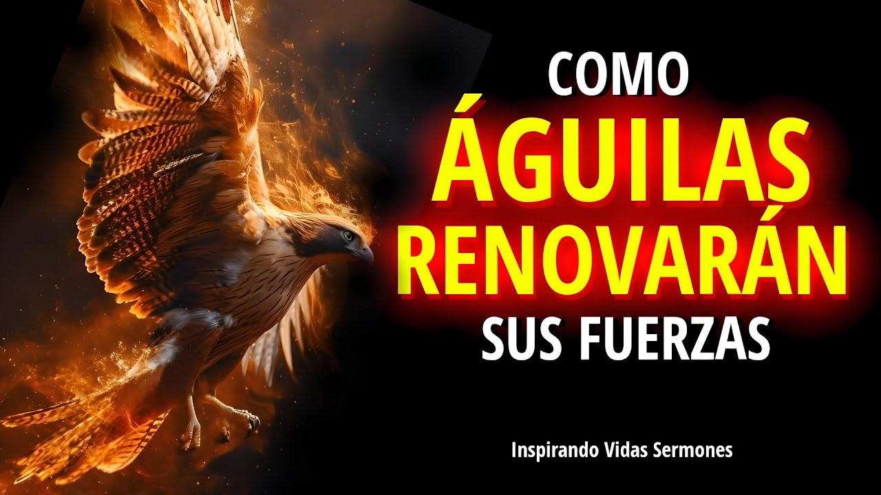 🔥¡Es tiempo de VOLAR! Dios renueva tus FUERZAS como las del ÁGUILAS!