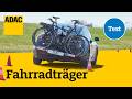 Fahrradträger Für Die Anhängerkupplung Im Test 13 Modelle Im Vergleich ADAC