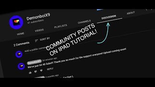 How to view community Posts on iPad! (Read Pinned comment)