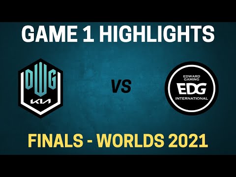DK vs EDG Highlights - Game 1 - Finals - Worlds 2021