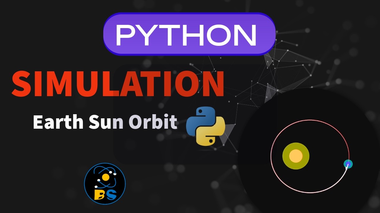 Earth - Sun Orbit Simulation | Python | Solar System Physics