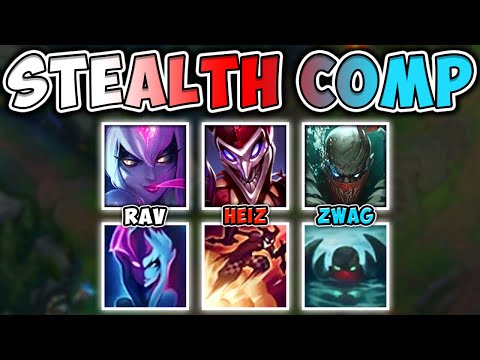 WE RAN A TRIPLE STEALTH COMP WITH RAV! (THE COLLAB YOU ASKED FOR) - League of Legends
