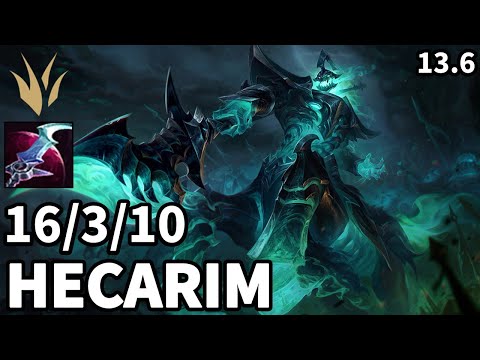 Hecarim Jungle vs Gragas - KR Challenger | Patch 13.6
