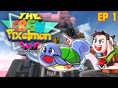 A New Adventure! | The Crew Pixelmon SMP EP 1