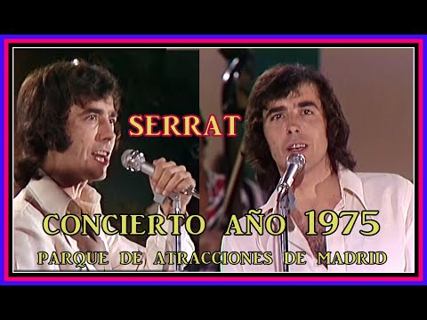 Joan Manuel Serrat Concierto 1975 Parque de Atracciones de Madrid ¡ Vídeo Inédito !