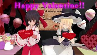 【東方ＭＭＤ】霊夢と魔理沙で「スイートマジック」