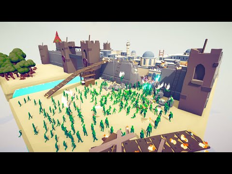ZOMBIE CASTLE RAID - LEGACY FACTION vs ZOMBIE ARMY 🧟 | Totally Accurate Battle Simulator TABS