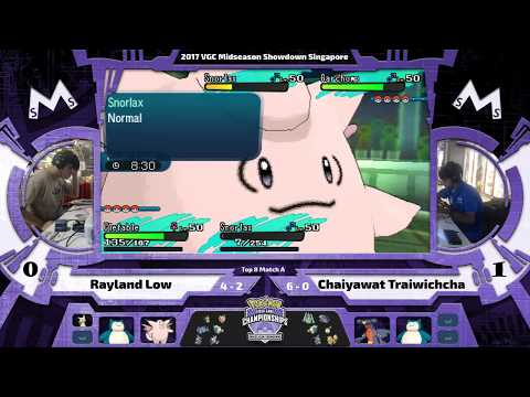 VGC18 MSS 2 Top 8 Match A: Rayland Low vs Chaiyawat Traiwichcha