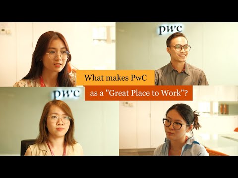 What makes PwC as a "Great Place to Work"?