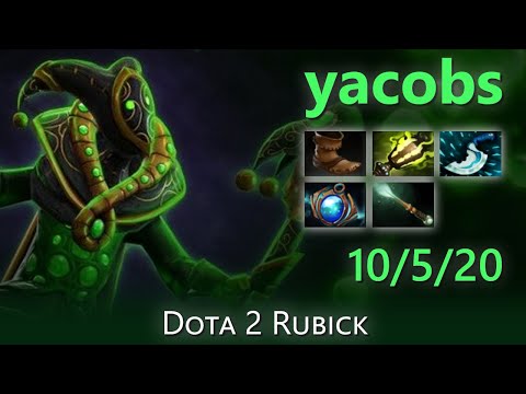 [Top 69 OpenDota Rubick] "yacobs" 10/5/20 | Dota 2 Rubick highlights