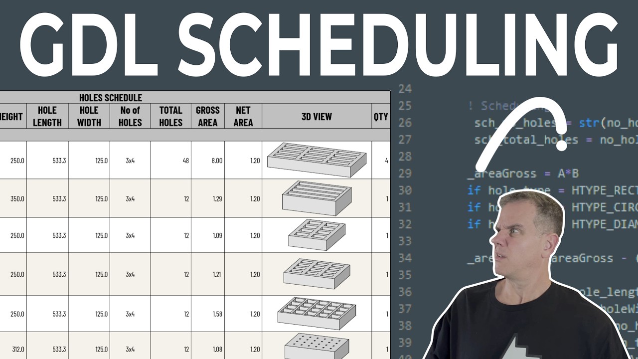 033 Scheduling Custom Archicad GDL Parameters