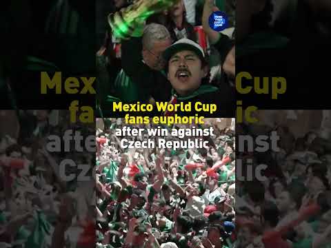 Mexico World Cup fans euphoric after win against the Czech Republic