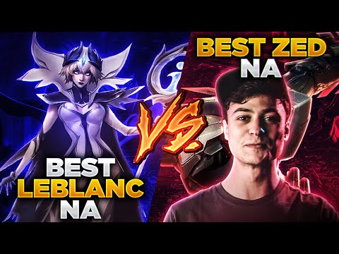 BEST LEBLANC NA VS BEST ZED NA | LL STYLISH VS BOBQINXD