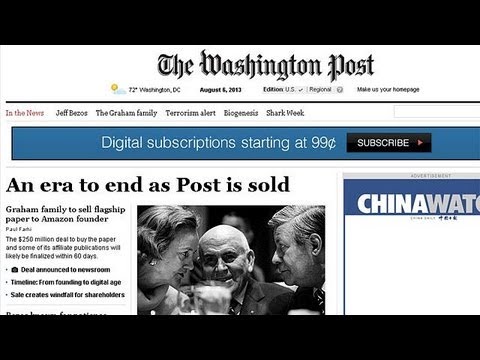 Amazon'un sahibi Washington Post'u aldı