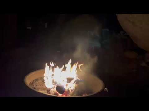 Site 7 fire pit is under a very large Ponderosa Pine and right next to a great big granite boulder on the stream’s edge.