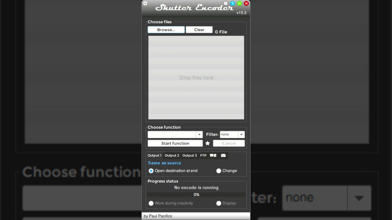 How to use shutter encoder