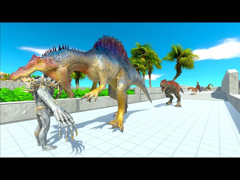 SCOURGE vs ALL DINOSAURS DEATH RUN - Animal Revolt Battle Simulator ARBS