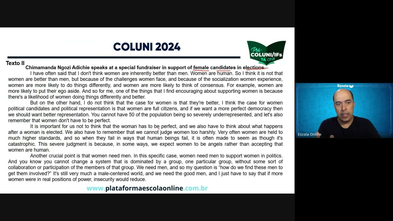 Inglês - Prof. Marcio - COLUNI