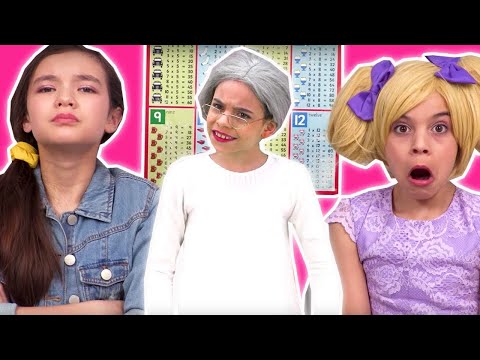 COMPILATION: Princess School 🏫 Show & Tell, Detention + MORE - Princesses In Real Life | Kiddyzuzaa