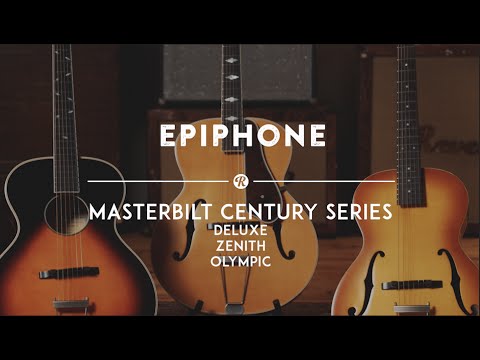 Epiphone Masterbilt Century Collection De Luxe Classic Archtop Acoustic/Electric Guitar 2010s - Vintage Sunburst image 16