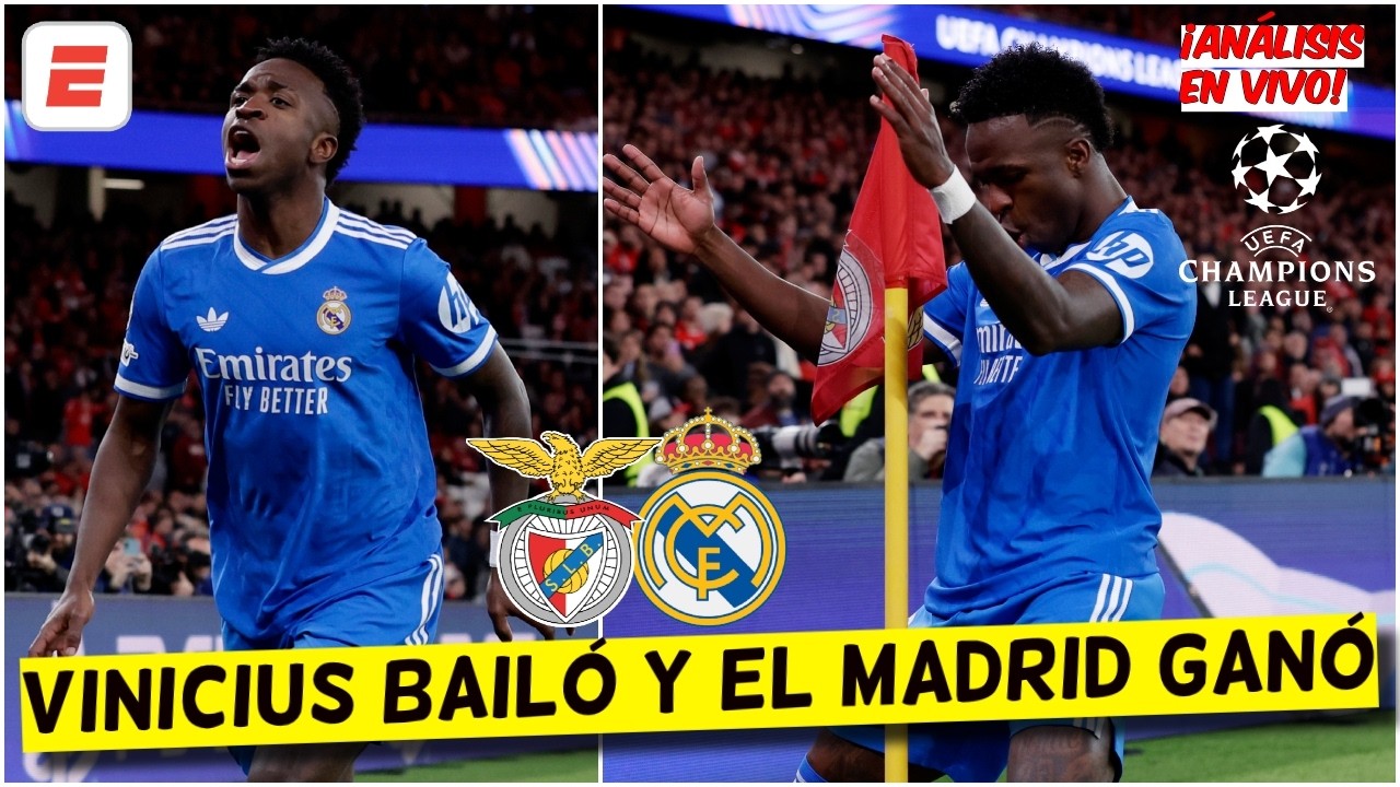 REAL MADRID SE VENGÓ del BENFICA con un VINICIUS en MODO BALÓN DE ORO en la ida | Champions League