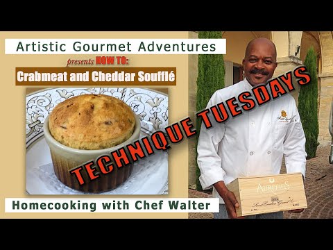 How to Make Crabmeat and White Cheddar Soufflé (Ingredients Below)