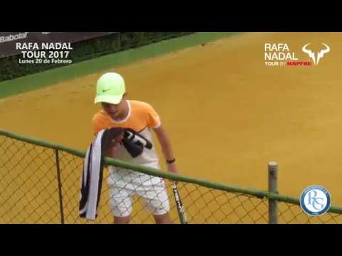 VIDEO RAFA NADAL TOUR SEVILLA LUNES 20022017