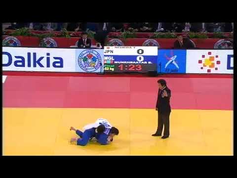 GS PARIS 2012 52 NISHIDA Yuka JPN MUNKHBAATAR Bundmaa MGL1