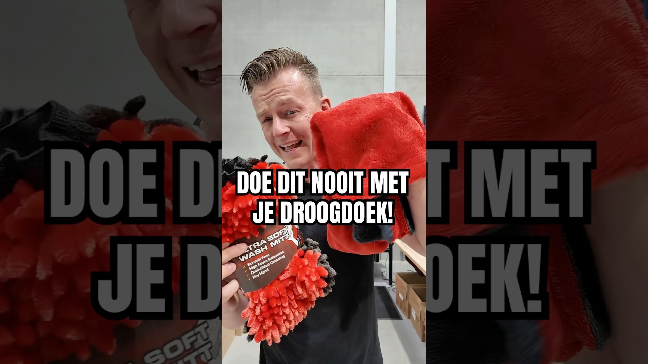 Hoe was ik mijn XL Droogdoek?