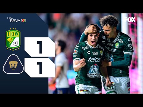 LEÓN 1-1 PUMAS | RESUMEN | LIGA MX | APERTURA 2025 | JORNADA 15
