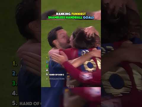 Ranking Funniest Shameless Handball Goals