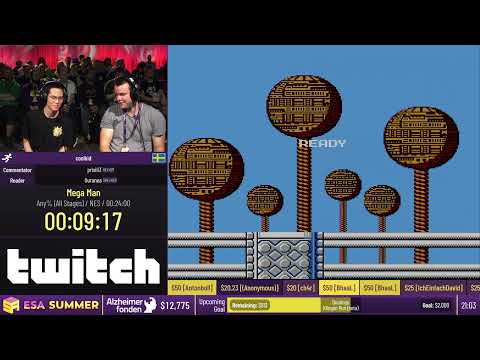 Mega Man [Any% (All Stages)] by coolkid - #ESASummer23