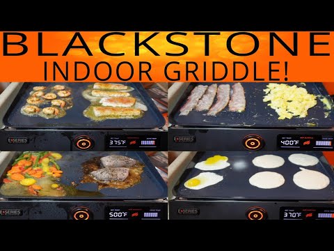 BLACKSTONE E-SERIES 17" ELECTRIC TABLETOP GRIDDLE WITH HOOD - FULL REVIEW