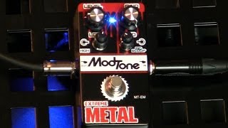 Video thumbnail for ModTone Mayhem : EXTREME METAL PEDAL ~ Video #1 by The Tone King