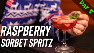 Raspberry Sorbet Spritz | Refreshingly Sweet & Bubbly Cocktail