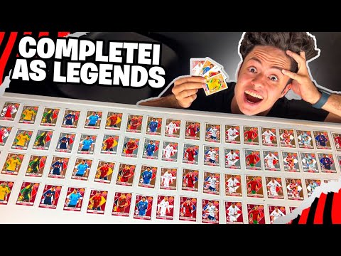I COMPLETED ALL THE LEGENDARY WORLD CUP STICKERS IN 24 HOURS!