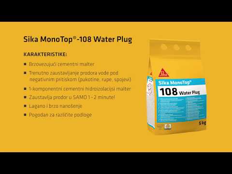 Sika® MonoTop®-108 Water Plug