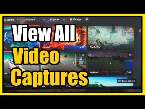 How to View all Screenshots & Video Clips on your Xbox Series X (Settings Tutorial)